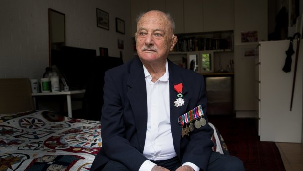 Harold Brabin, 95, who flew with Bomber Command in WWII.