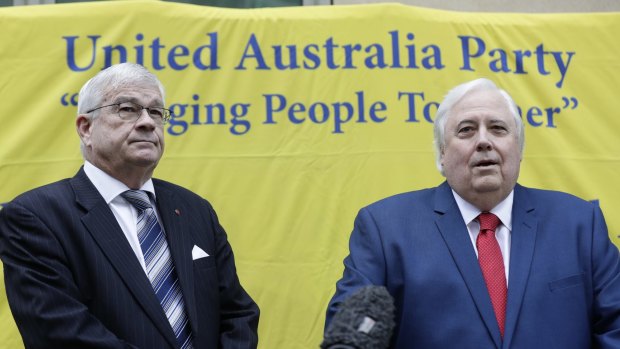 Brian Burston says Clive Palmer has "a kind heart" and wants what's best for Australia.
