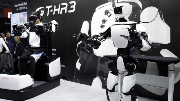 The Toyota T-HR3 humanoid robot.