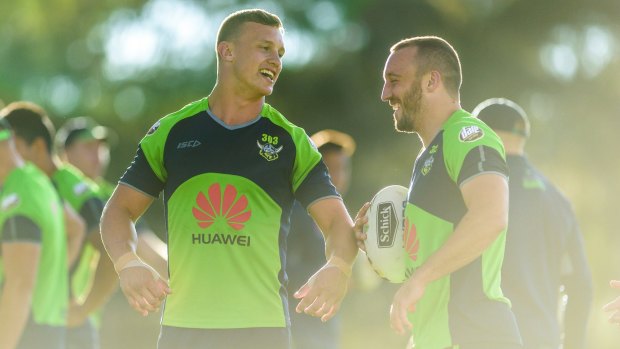 Jack Wighton and Josh Hodgson will play just their second game together in 18 months.