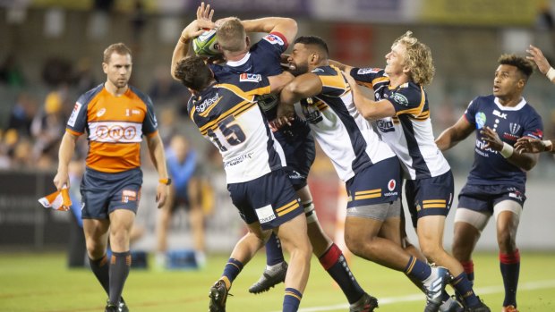 The Brumbies were beaten by the Rebels in round one.