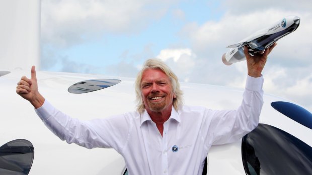 Richard Branson plans to turn Virgin Galactic into the "very first publicly listed human spaceflight company", and investors are piling in.