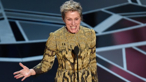 In accepting her Oscar for Three Billboards Outside Ebbing, Missouri, Frances McDormand  called for an inclusion rider on films.