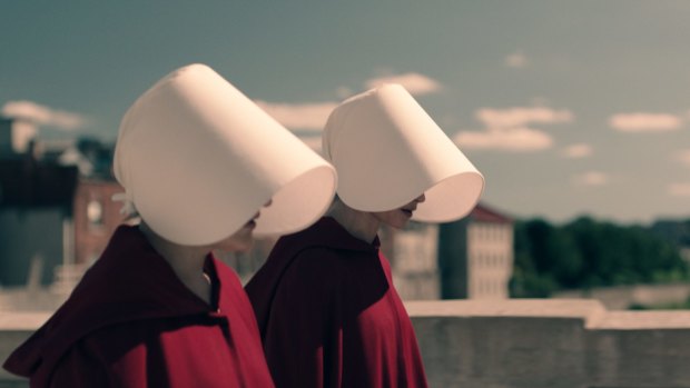 A scene from The Handmaid's Tale.

