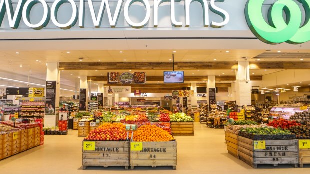 Woolworths supermarket at Double Bay.