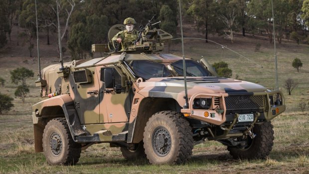 The Coalition government made the unprecedented move of redacting analysis and information from the audit of Australia's purchase of Hawkei light-protected vehicles. 
