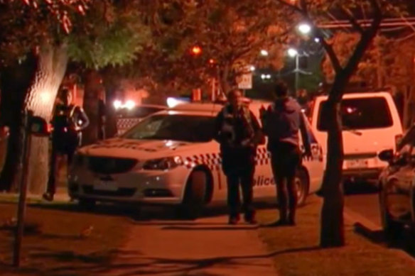 Police and SES combed the Mayer Park on Saturday night following the alleged attack. 