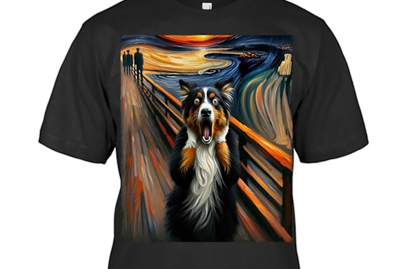 Edvard Munch’s The Scream expresses angst – as does the dog.