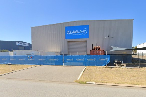 Cleanaway’s Henderson facility south of Perth is used to treat wastewater from commercial and industrial clients.