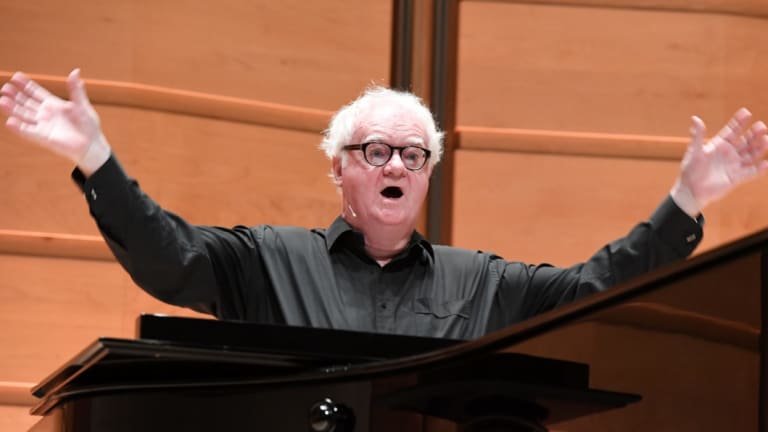 Conductor Richard Gill at the City Recital Hall.