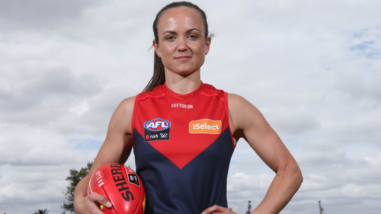 Daisy Pearce is the Melbourne Demons captain.