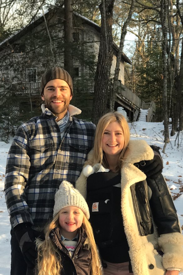 Ryan Carters with his wife Sarah, daughter Marigold and stepdaughter Lucette. 