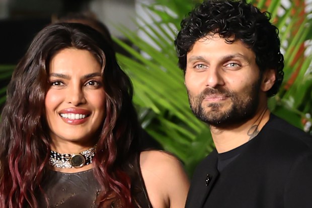 Priyanka Chopra Jonas and Jay Shetty at Prime Video's The Bluff premiere