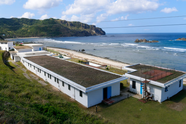 The former US Coast Guard station at the southern end of Batan.