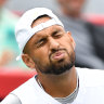 Family concerns weigh on Kyrgios as he runs out of steam