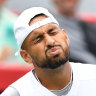 Nick Kyrgios has bowed out in Montreal.
