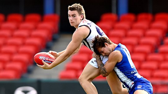 Fremantle's Caleb Serong,