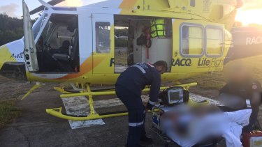 A man in his 50s has been bitten by a shark off the coast of Fraser Island on September 17, 2020 in Queensland.