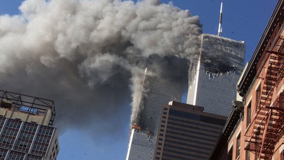The attack on the World Trade Centre in New York on September 11, 2001.