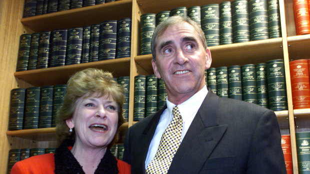 John Fahey and his wife Coleen, who suffered much during his years in politics.