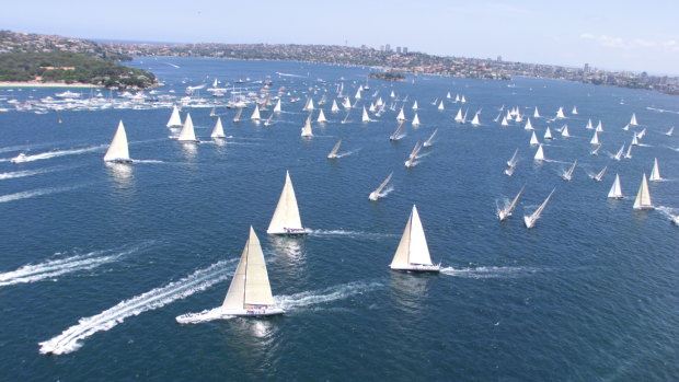 The start of the race, Boxing Day 1998.