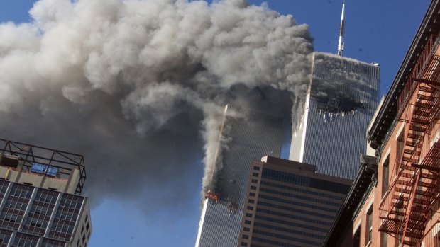 The attack on the World Trade Centre in New York on September 11, 2001.