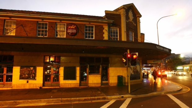 The men were drinking at the Nelson Hotel in Bondi Junction before their altercation.