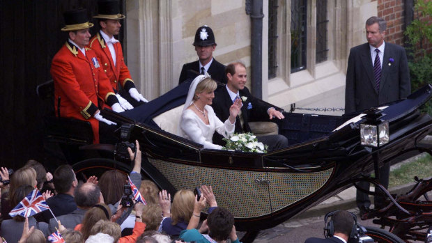 Prince Edward and Sophie Rhys Jones wed in 1999.