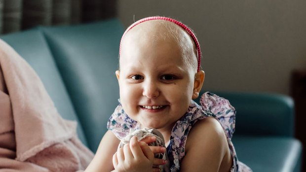 Ari Baczynski is 4 years old, lives in Gin Gin, and is currently getting chemotherapy for leukaemia.