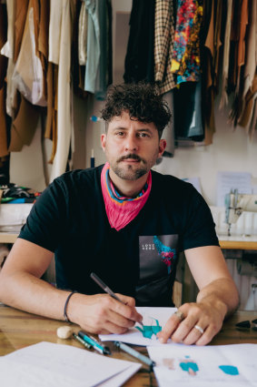 Designer Joshua Scacheri is focusing on sustainability with his new label Love Hero.