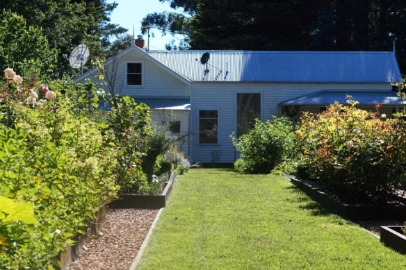 Side view of Natasha Morgan's house, which has been a post office and general store.