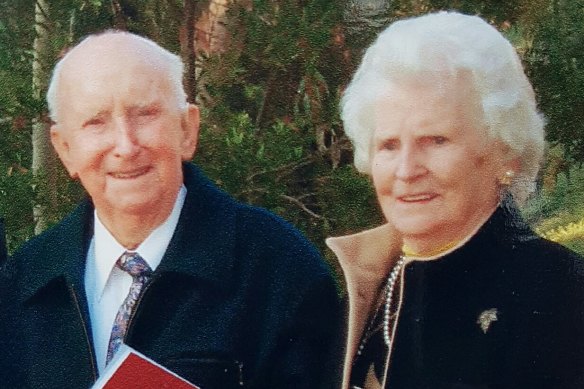 Basil and Elaine were married for almost 70 years.