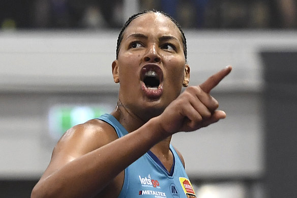 Liz Cambage has been able to use her high profile to make a point.