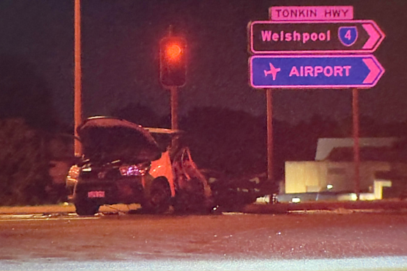 A woman died after the car she was a passenger in collided with a LandCruiser.
