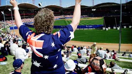 Baseball at the 2000 Sydney Olympics. The Sydney Showground is now home to the GWS Giants AFL team and the Royal Easter Show,