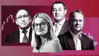 Top earners: Mark Delaney, Deanne Stewart, David Elia and John Pearce.