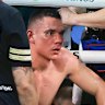 Tim Tszyu finished the fight on his stool.