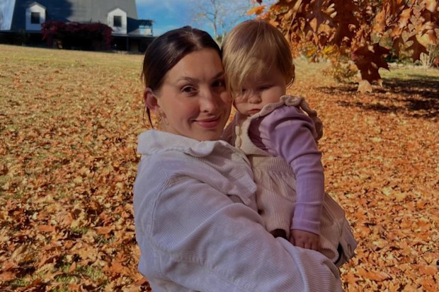 Alex Nation with her daughter Pearl.