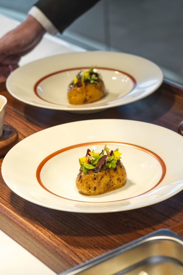 Signature potato and roe.