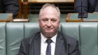 Barnaby Joyce in parliament on Monday.