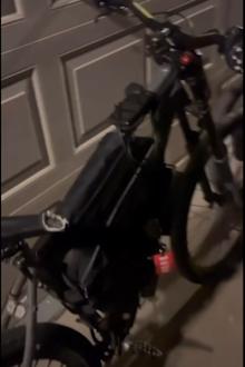 A Lara teen bloodied and bruised after being hit by a police car while on an e-bike
