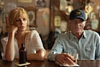 Kelly Reilly and Ed Harris as Beth Dutton and Everett McKinney in Dutton Ranch.