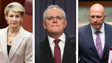 Michaelia Cash Peter Dutton Named As Attorney General Defence Minister In Morrison Cabinet Reshuffle