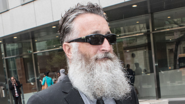 Bus driver Jack Aston outside the Melbourne County Court in October.