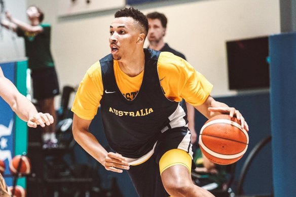 Dante Exum is loving being back in the Australian Boomers ahead of the Tokyo Olympics.