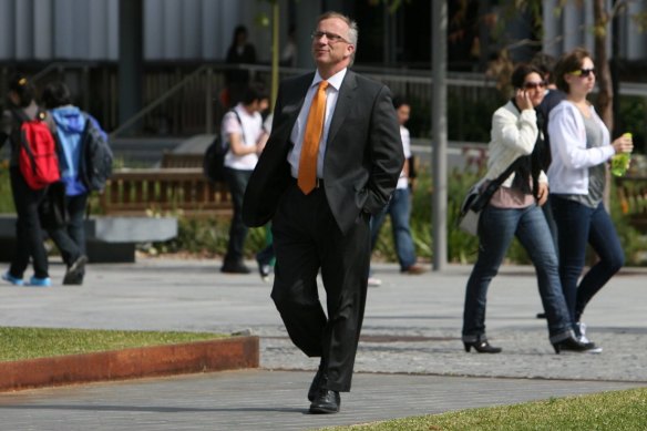 Vice-chancellor of the University of Sydney, Michael Spence on campus.
