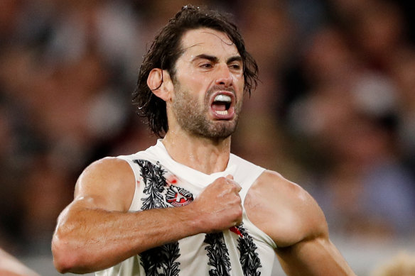 Brodie Grundy still wants to stay at Collingwood.