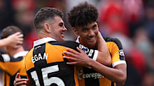 Hull City veteran John Egan and Lucas Herrington. 
