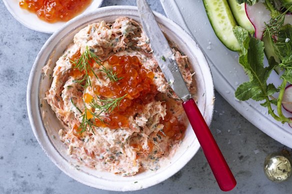 Danielle Alvarez's smoked salmon rillettes.