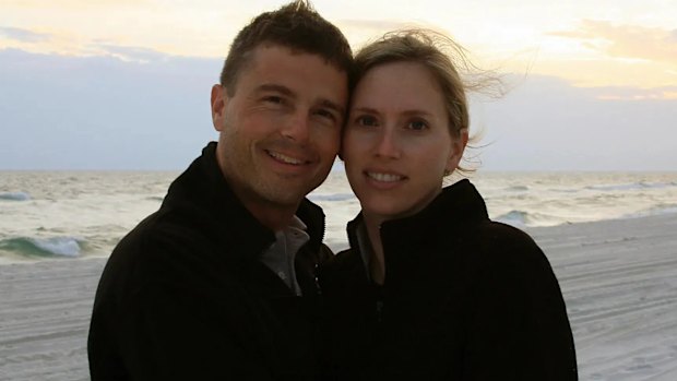 Artemis II commander Reid Wiseman and his late wife, Carroll.